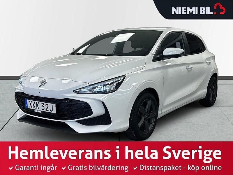 Begagnad MG MG3 Luxury 195 HK (143 kW) 2024 Vit Halvkombi