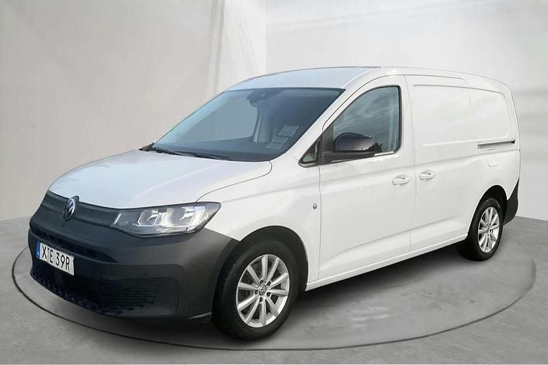 Vit Begagnad 2022 VW Caddy Maxi Minibuss | 220 000 kr (Marknadspris) - Bild 1/4