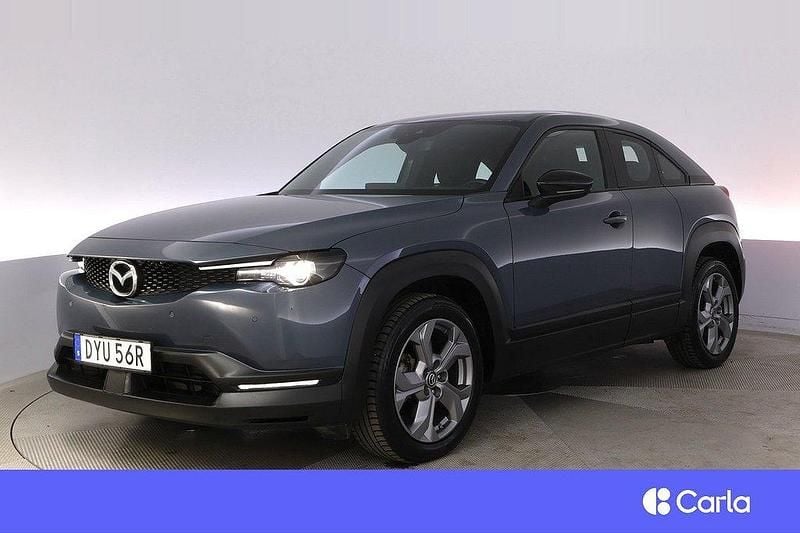 Grå Begagnad 2021 Mazda MX30 Sky SUV | 157 900 kr (Lite dyr) - Bild 1/4