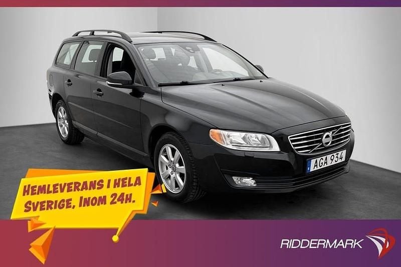 Begagnad Volvo V70 Kinetic 180 HK (132 kW) 2013 Svart Kombi