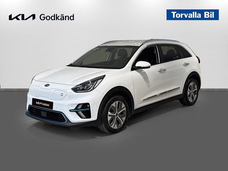 Vit (clear white) Begagnad 2021 Kia e-Niro Advance SUV | 249 900 kr (Marknadspris) - Bild 1/4