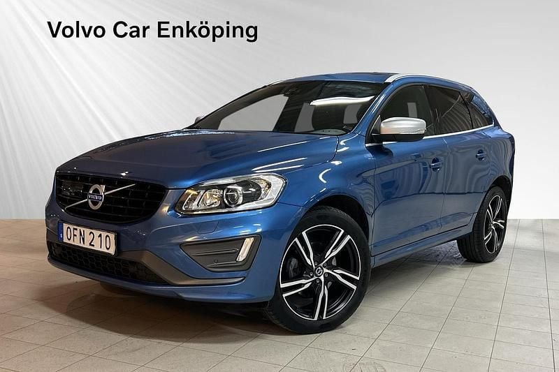 Blå Begagnad 2016 Volvo XC60 R-Design SUV | 259 900 kr (Lite dyr) - Bild 1/3