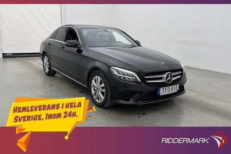 Svart Begagnad 2019 Mercedes C200 Avantgarde Sedan | 224 900 kr (Marknadspris) - Bild 1/3