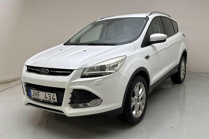 Vit Begagnad 2013 Ford Kuga Titanium SUV | 80 000 kr (Bra pris) - Bild 1/4