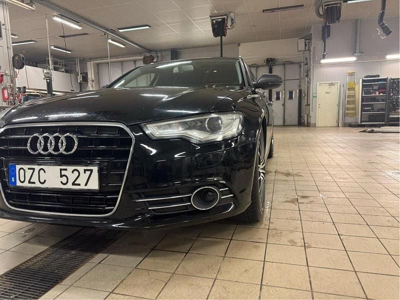 Svart Begagnad 2013 Audi A6 Ambition Kombi | 80 000 kr (Marknadspris) - Bild 1/4