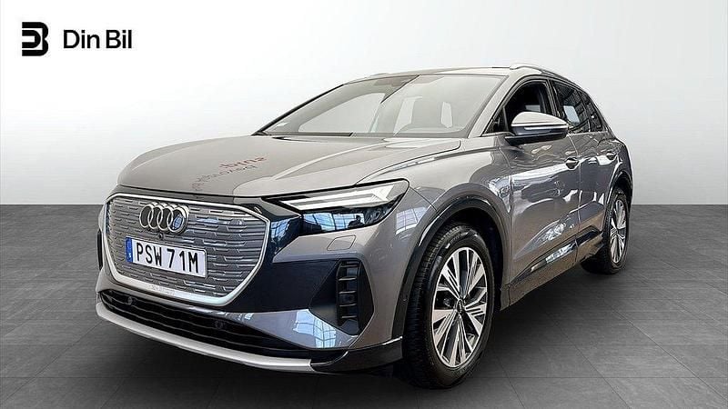 Tyfongrå metallic Begagnad 2022 Audi Q4 e-tron Advanced SUV | 399 000 kr (Marknadspris) - Bild 1/4