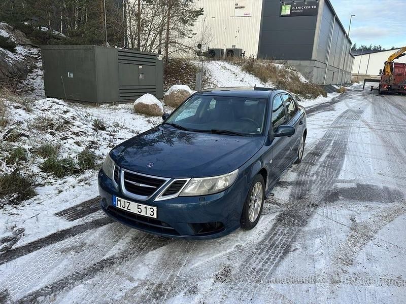 Blå Begagnad 2008 Saab 9-3 Linear Sedan | 19 500 kr - Bild 1/4