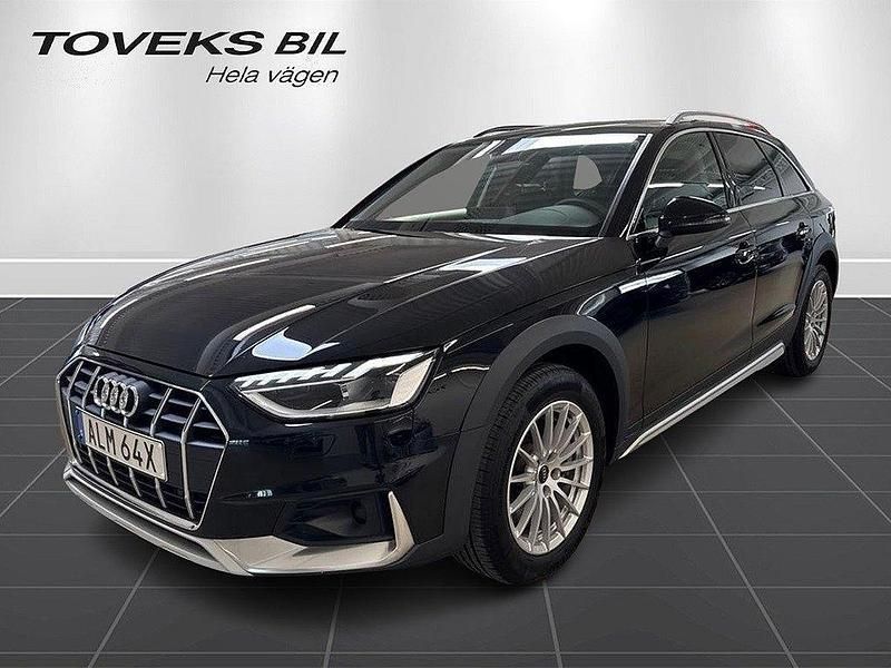 Svart (mytsvart metallic) Begagnad 2023 Audi A4 Allroad Proline Kombi | 369 900 kr (Bra pris) - Bild 1/4