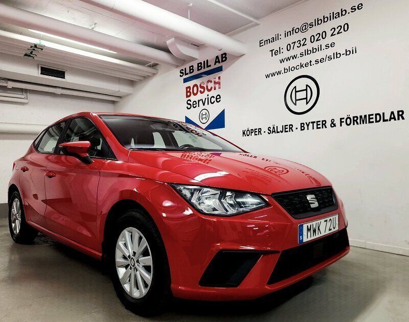 Röd Begagnad 2020 Seat Ibiza Style Halvkombi | 125 900 kr (Marknadspris) - Bild 1/4