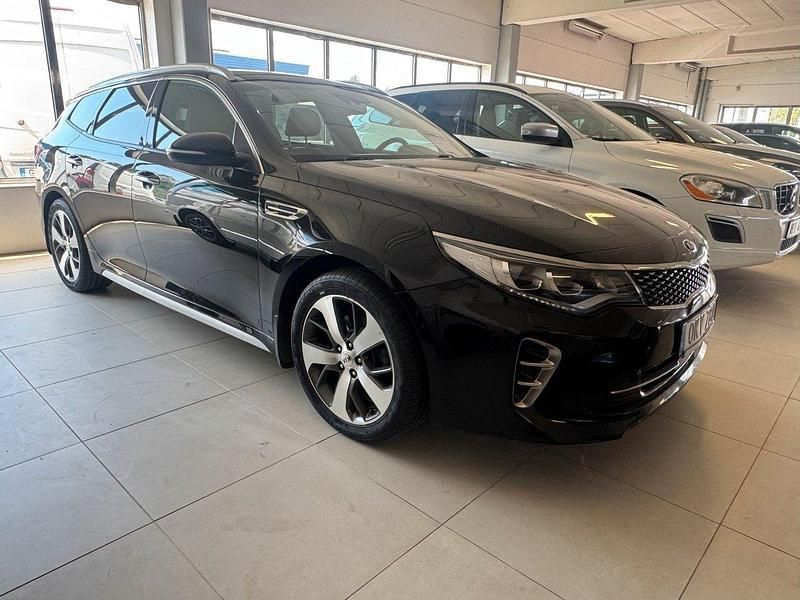 Svart Begagnad 2017 Kia Optima GT-Line Kombi | 176 800 kr (Lite dyr) - Bild 1/4