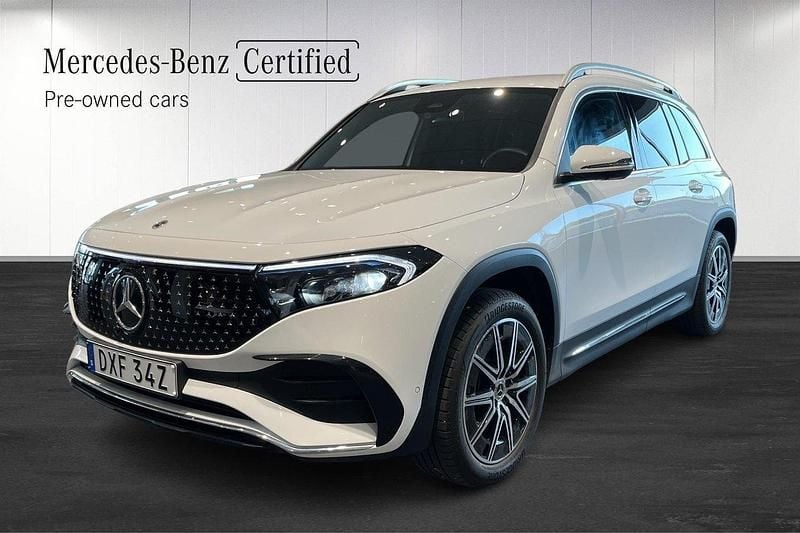 Vit Begagnad 2023 Mercedes EQB300 Advanced SUV | 509 900 kr (Dyr) - Bild 1/4