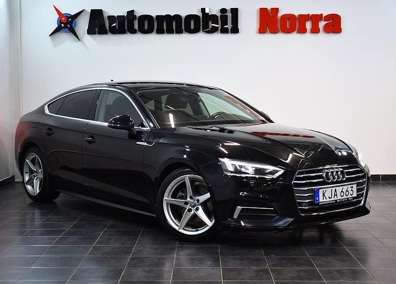 Begagnad Audi A5 Sportback Proline 190 HK (139 kW) 2017 Svart Halvkombi