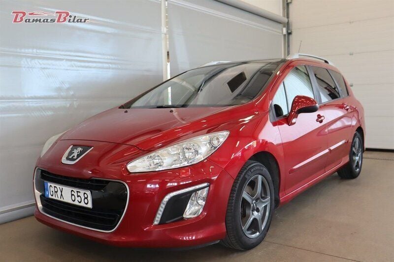 Röd Begagnad 2012 Peugeot 308 Kombi | 59 900 kr (Marknadspris) - Bild 1/4
