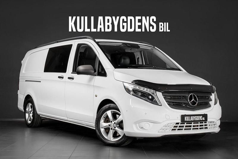 Vit Begagnad 2017 Mercedes Vito Minibuss | 269 000 kr - Bild 1/4