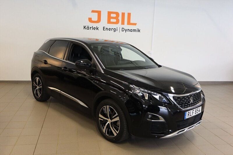 Svart Begagnad 2020 Peugeot 3008 GT-line SUV | 254 900 kr (Bra pris) - Bild 1/4