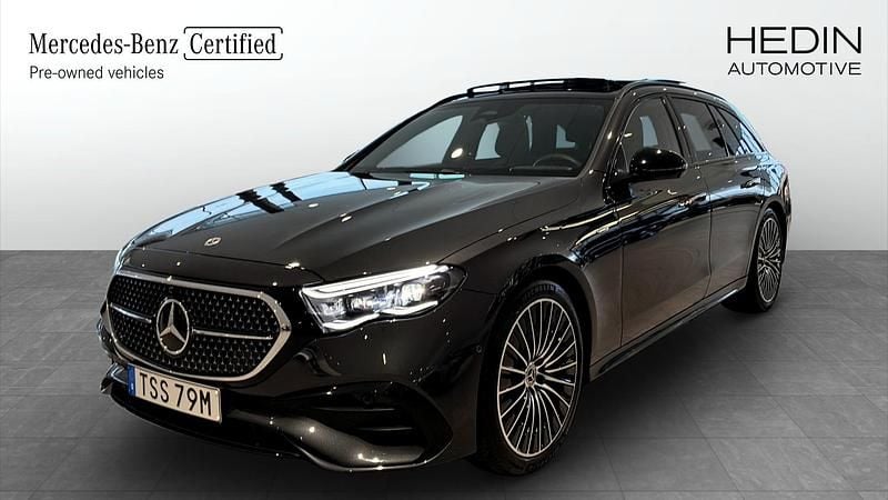 Grå Begagnad 2025 Mercedes E300 Advanced Kombi | 699 900 kr (Lite dyr) - Bild 1/4
