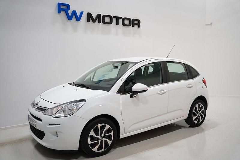 Vit Begagnad 2016 Citroën C3 Halvkombi | 69 800 kr (Marknadspris) - Bild 1/4