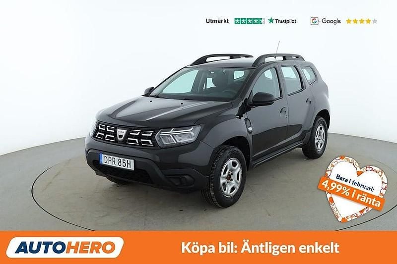 Svart Begagnad 2022 Dacia Duster Comfort SUV | 142 000 kr (Marknadspris) - Bild 1/4