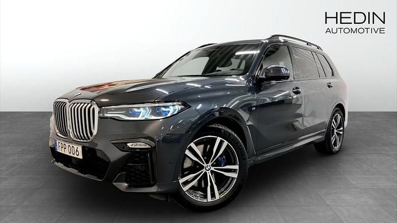 Grå (grey) Begagnad 2019 BMW X7 Shadowline SUV | 658 700 kr (Bra pris) - Bild 1/4