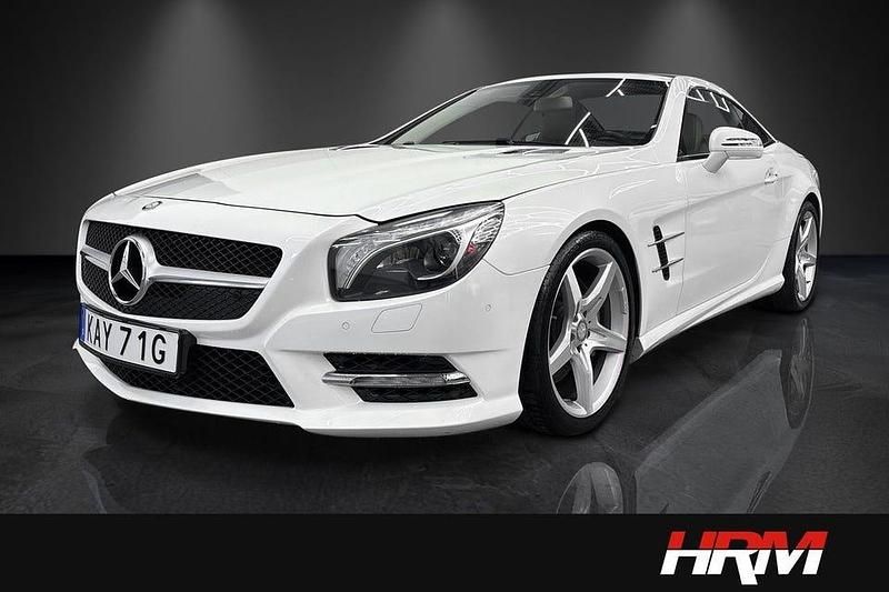 Begagnad Mercedes SL500 AMG 435 HK (319 kW) 2013 Vit Cab