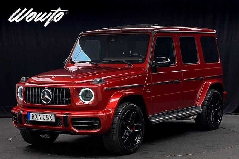 Röd Begagnad 2021 Mercedes G63 AMG AMG SUV | 1 539 800 kr - Bild 1/3