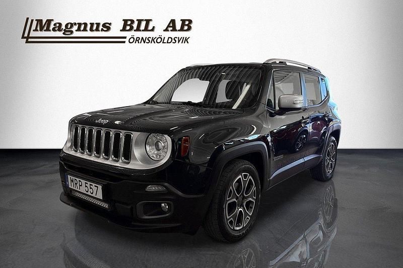 Svart Begagnad 2015 Jeep Renegade Limited SUV | 139 900 kr (Lite dyr) - Bild 1/4