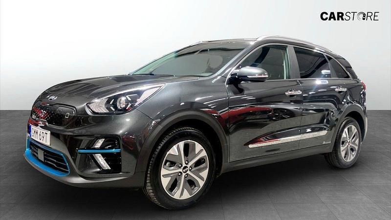 Grå (grey) Begagnad 2021 Kia e-Niro Advance SUV | 209 900 kr (Superpris) - Bild 1/4