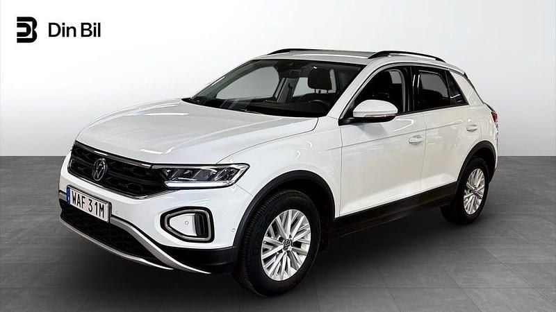 Vit Begagnad 2022 VW T-Roc SUV | 214 900 kr (Marknadspris) - Bild 1/4
