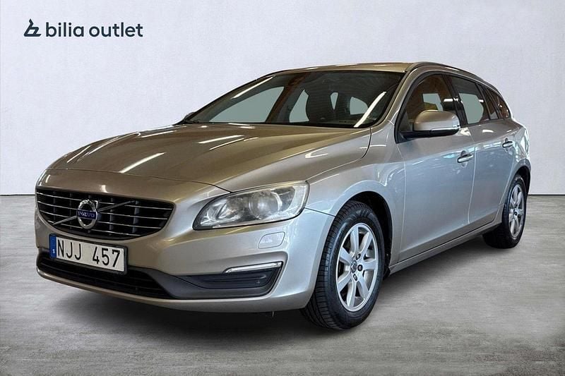 Ljusbrun Begagnad 2013 Volvo V60 Kinetic Kombi | 104 900 kr (Marknadspris) - Bild 1/3