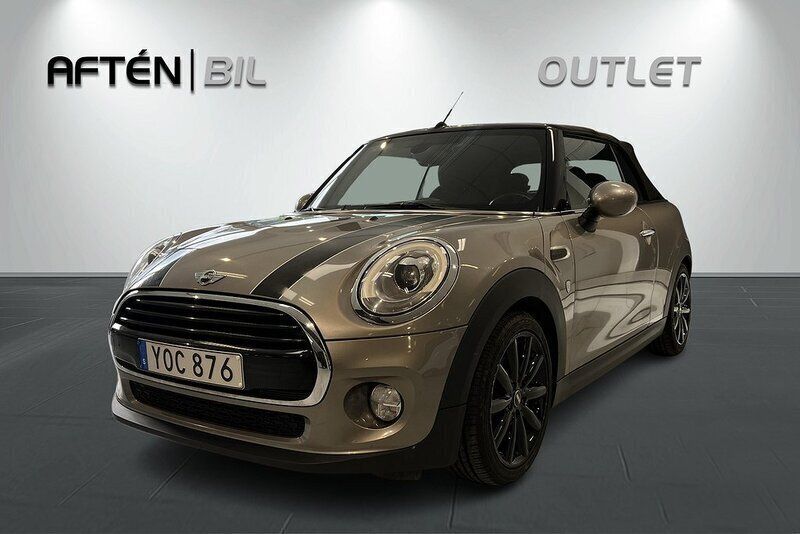 Grå Begagnad 2017 Mini Cooper Cabriolet Chili Cab | 149 800 kr (Superpris) - Bild 1/3