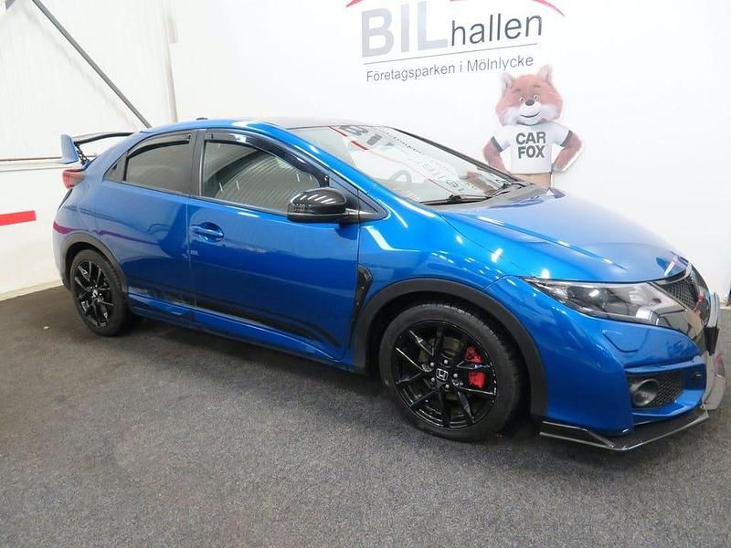 Begagnad Honda Civic Sport 120 HK (88 kW) 2016 Blå Halvkombi