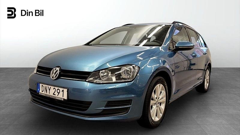 Blå Begagnad 2014 VW Golf VII Kombi | 134 900 kr (Lite dyr) - Bild 1/4