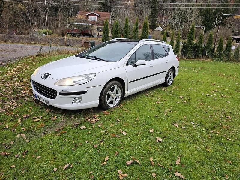 Vit Begagnad 2007 Peugeot 407 Kombi | 11 000 kr (Bra pris) - Bild 1/4