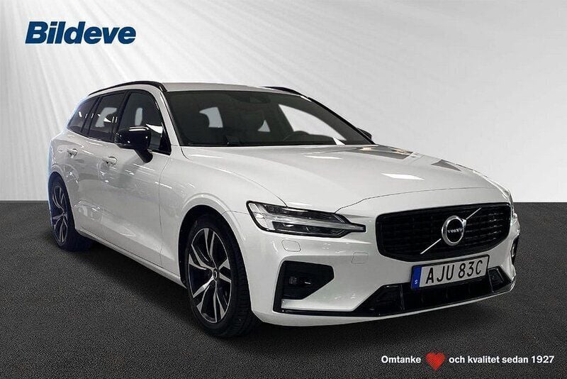 Vit Begagnad 2020 Volvo V60 R-Design Kombi | 329 900 kr (Bra pris) - Bild 1/4