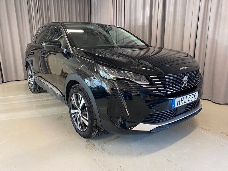 Svart Begagnad 2022 Peugeot 3008 Allure SUV | 249 900 kr (Marknadspris) - Bild 1/3