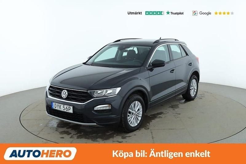 Mörkgrå Begagnad 2019 VW T-Roc SUV | 186 000 kr (Marknadspris) - Bild 1/4