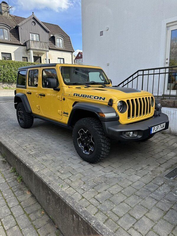 Gul Begagnad 2021 Jeep Wrangler Rubicon SUV | 649 000 kr - Bild 1/4