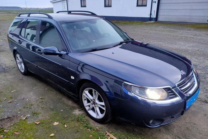 Blå Begagnad 2007 Saab 9-5 Aero Kombi | 120 000 kr - Bild 1/4