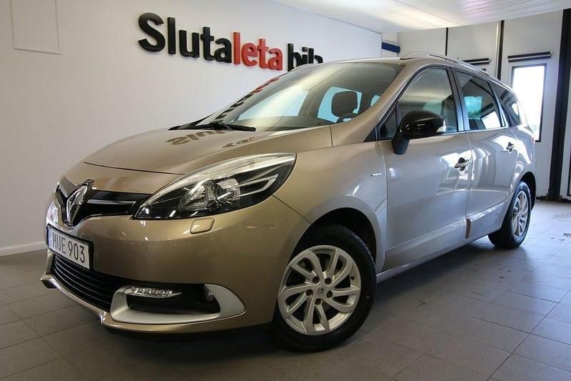Ljusbrun (brun metallic) Begagnad 2015 Renault Grand Scénic IV LIMITED Minibuss | 114 900 kr (Bra pris) - Bild 1/4
