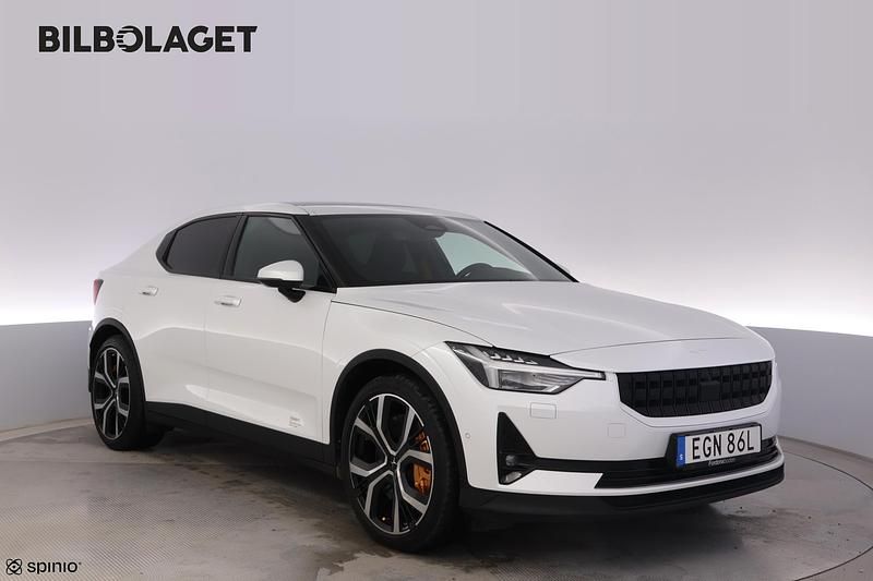 Vit Begagnad 2020 Polestar 2 Long Range Dual motor Halvkombi | 309 800 kr (Superpris) - Bild 1/4