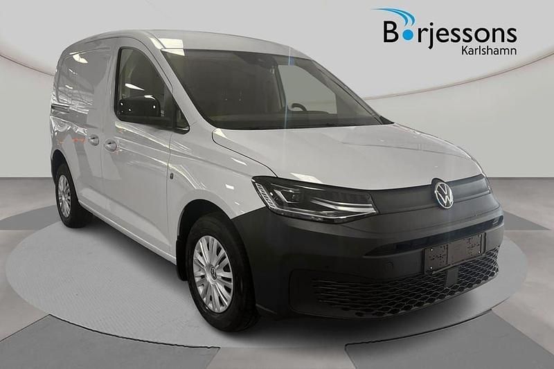 Vit Ny 2025 VW Caddy Minibuss | 323 000 kr (Marknadspris) - Bild 1/4