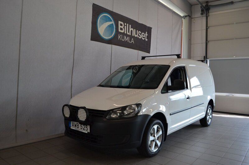 Vit Begagnad 2014 VW Caddy Maxi Minibuss | 89 000 kr (Lite dyr) - Bild 1/4