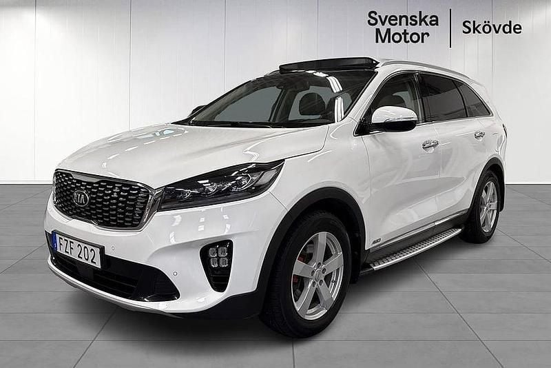 Vit Begagnad 2018 Kia Sorento GT-Line SUV | 279 200 kr (Lite dyr) - Bild 1/4