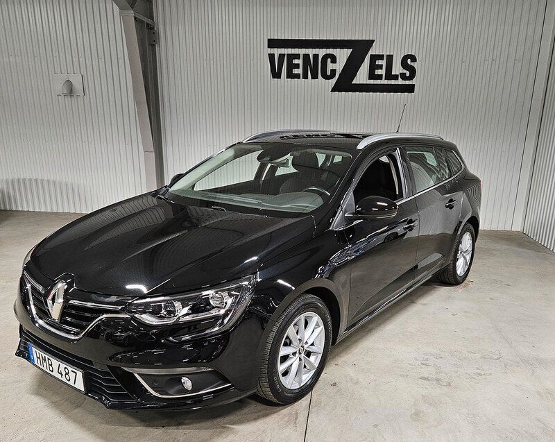 Svart Begagnad 2018 Renault Mégane GrandTour Kombi | 132 000 kr (Lite dyr) - Bild 1/4