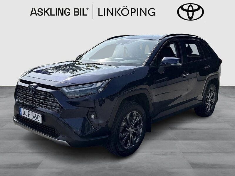 Mörkblå Begagnad 2021 Toyota RAV4 Hybrid Executive SUV | 389 000 kr (Lite dyr) - Bild 1/3