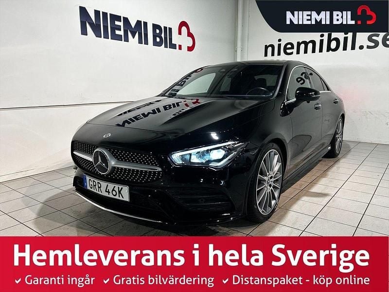 Svart Begagnad 2019 Mercedes CLA220 AMG Sedan | 349 900 kr (Marknadspris) - Bild 1/3