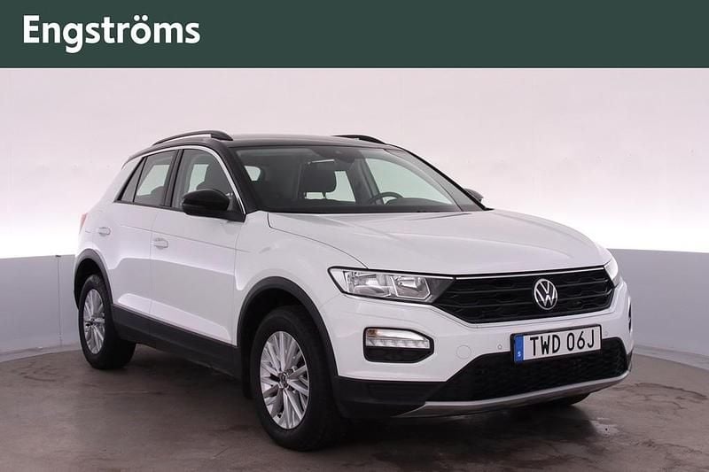 Vit Begagnad 2020 VW T-Roc SUV | 289 000 kr (Marknadspris) - Bild 1/4