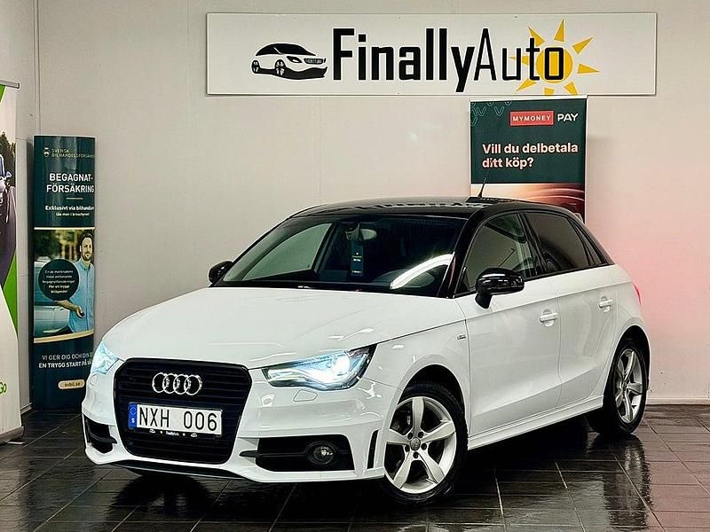 Vit Begagnad 2013 Audi A1 Sportback S-Line Halvkombi | 109 900 kr (Marknadspris) - Bild 1/4