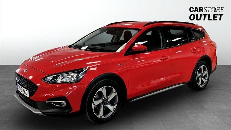 Röd (red) Begagnad 2020 Ford Focus Active Kombi | 164 900 kr (Bra pris) - Bild 1/4