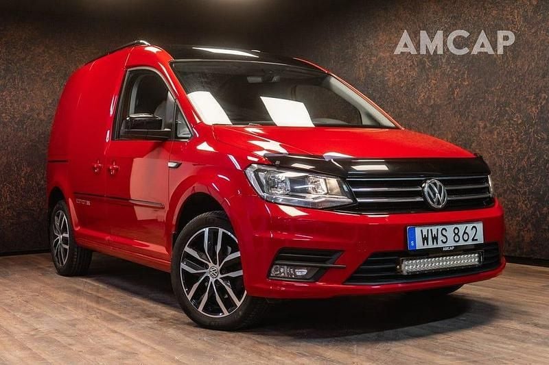 Flerfärgad Begagnad 2018 VW Caddy Edition Minibuss | 209 500 kr (Dyr) - Bild 1/4
